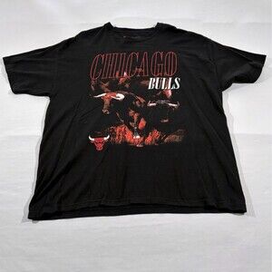 Young & Reckless Y&R Chicago Bulls Graphic Print Retro Mens Tee T Shirt Sz XL